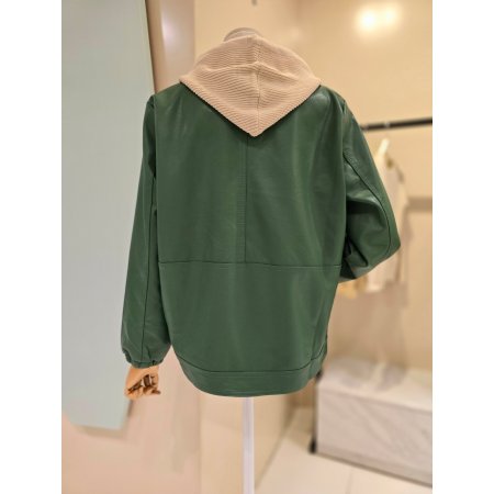 레더 빙고 후드자켓