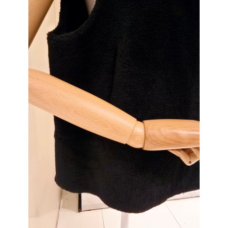 리얼양모 리버시블 카라넥 베스트