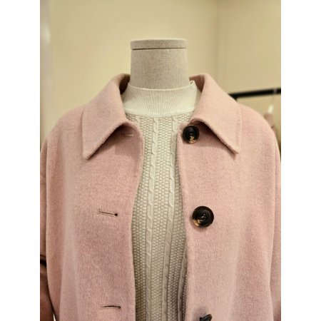 심플 스탠카라 울자켓