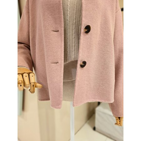 심플 스탠카라 울자켓