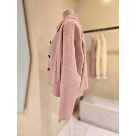 심플 스탠카라 울자켓