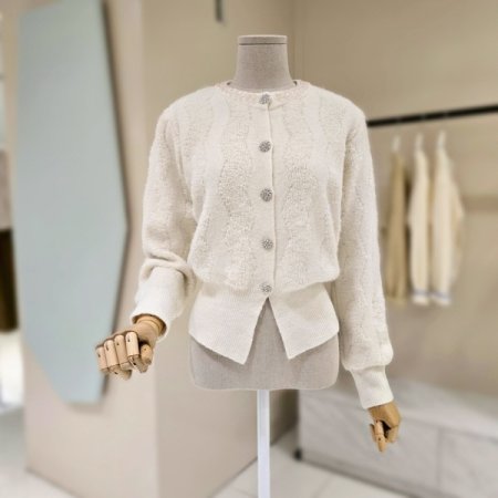 펄사 비즈 라운드 가디건