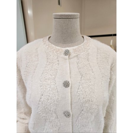 펄사 비즈 라운드 가디건