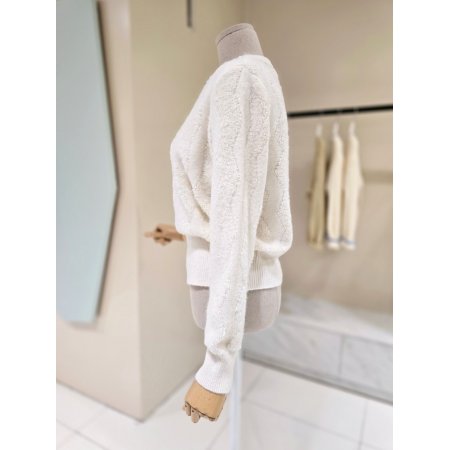 펄사 비즈 라운드 가디건