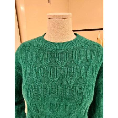 심플 라운드 케이블 니트