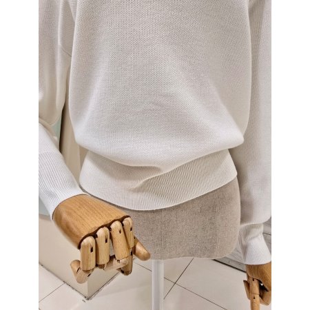 카라넥 니트 티셔츠