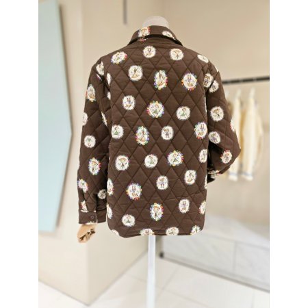 캐릭터 패턴 본딩 자켓