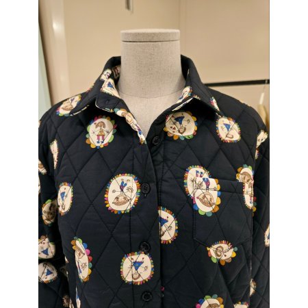 캐릭터 패턴 본딩 자켓