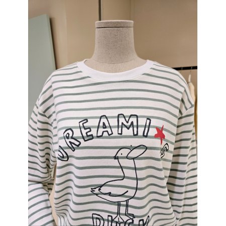 라운드 스타 오리 단가라 티셔츠