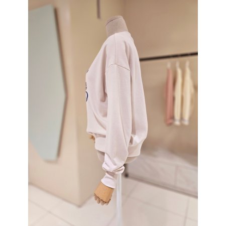 바이크 라운드 맨투맨 티셔츠