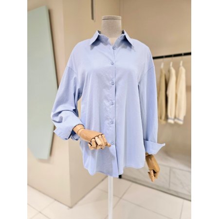 니트조끼 세트 카라 셔츠블라우스