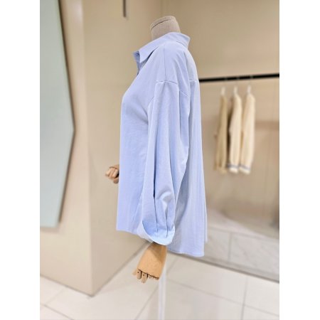 니트조끼 세트 카라 셔츠블라우스