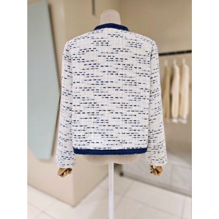 노카라 데님라인 트위드자켓