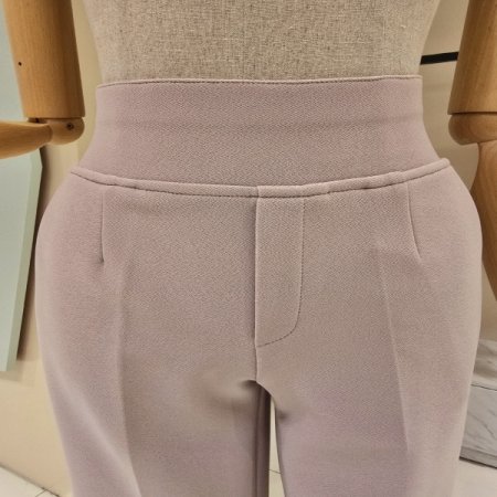 허리 밴딩 부츠컷 팬츠