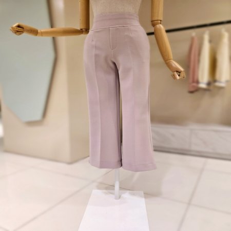 허리 밴딩 부츠컷 팬츠