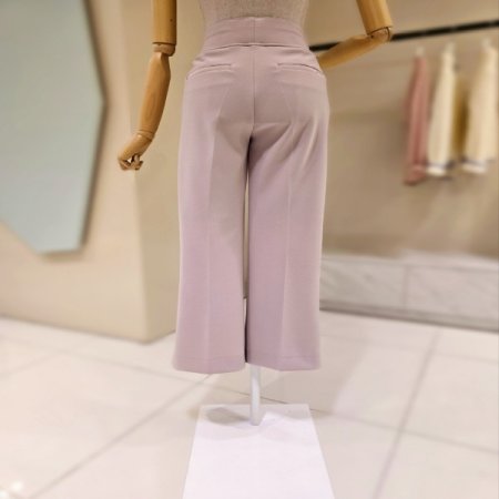 허리 밴딩 부츠컷 팬츠