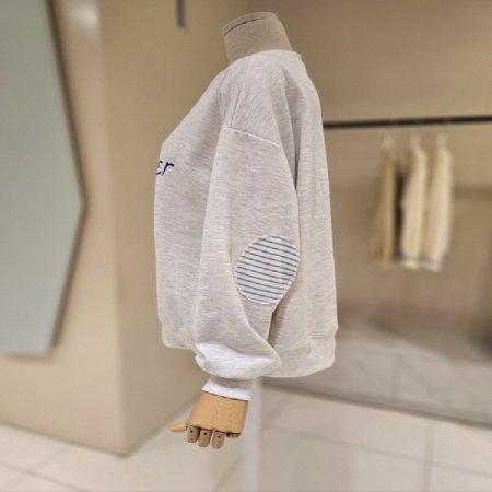 루즈핏 모카빵 라운드 맨투맨