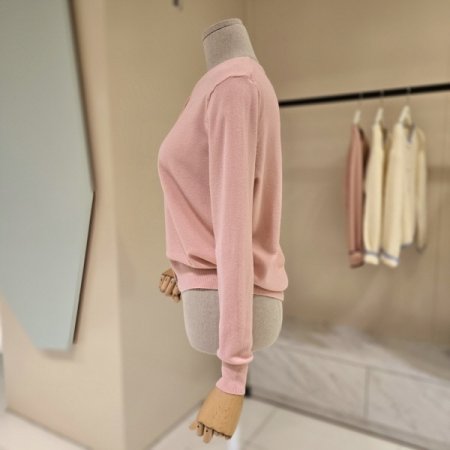 오색 버튼 라운드 니트가디건