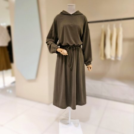 후드티 밴딩 스커트 세트