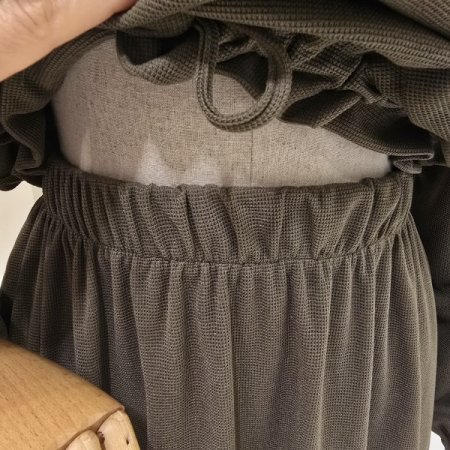 후드티 밴딩 스커트 세트