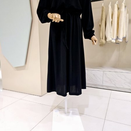 스트링 후드티 밴딩스커트 세트