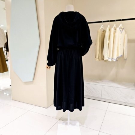 스트링 후드티 밴딩스커트 세트