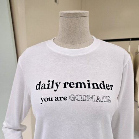 데일리 라운드 티셔츠