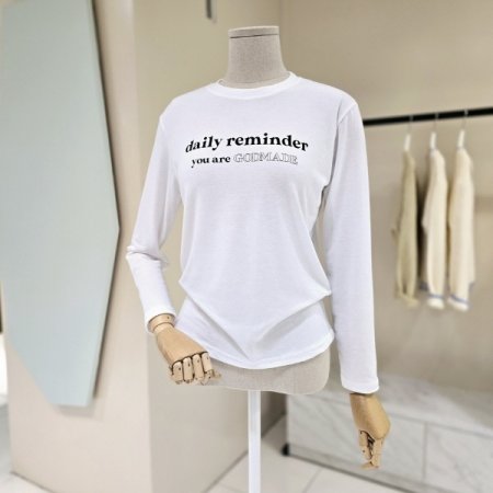 데일리 라운드 티셔츠