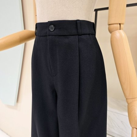 핀턱 와이드 팬츠