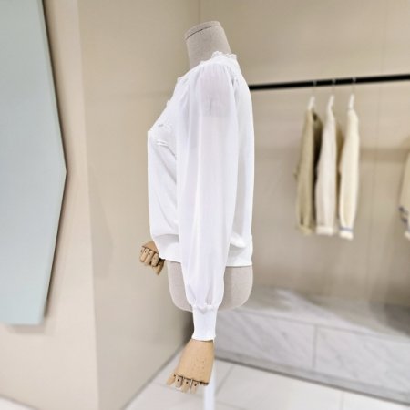 봄나비 시폰소매 니트티셔츠