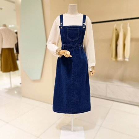 A라인 멜빵 청원피스