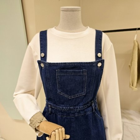 A라인 멜빵 청원피스