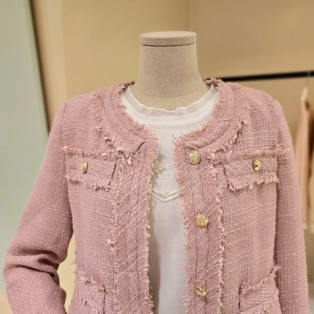 노카라 트위드 자켓