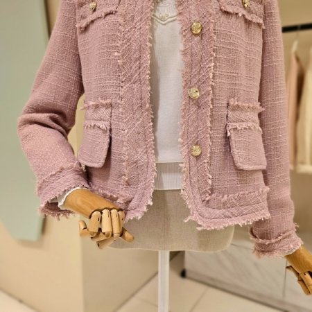 노카라 트위드 자켓