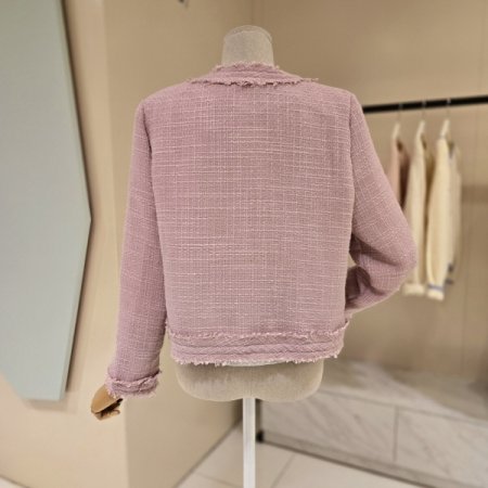 노카라 트위드 자켓