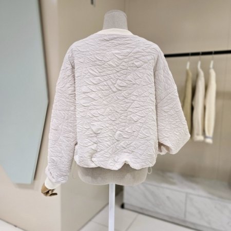 엠보 포켓 스트링 라운드 티셔츠