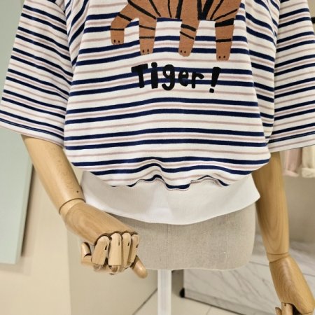 겟타이거 라운드 티셔츠