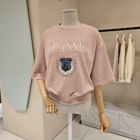 라운드 클래식 반팔티셔츠