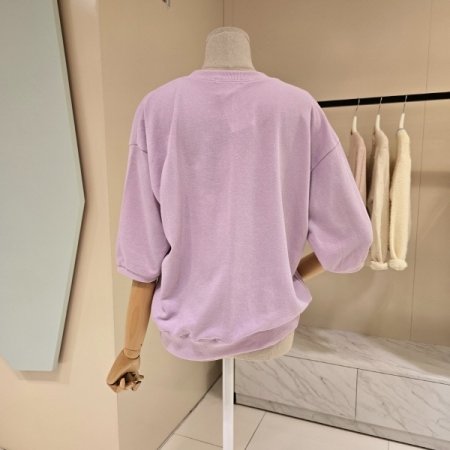 베어 빈티지 라운드 티셔츠