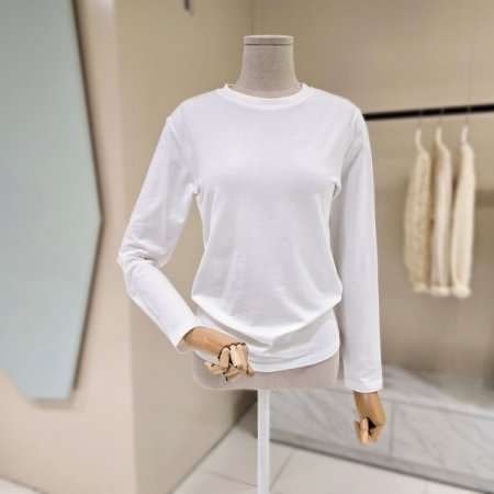 심플 모달 라운드 티셔츠