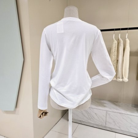 심플 모달 라운드 티셔츠