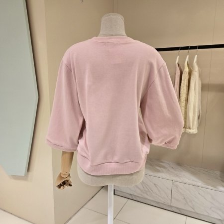 라운드 레터링 티셔츠