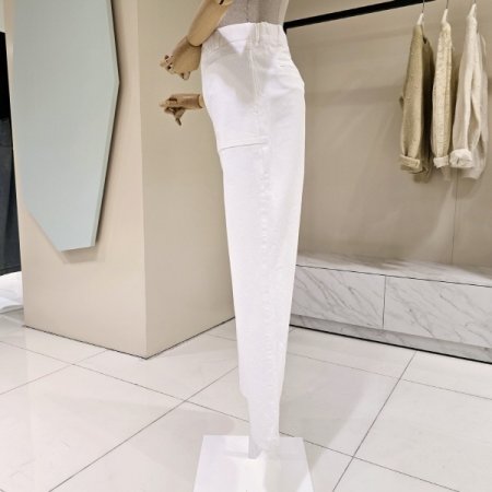 포켓 와이드 밴딩 팬츠