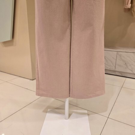 허리밴딩 포켓 와이드 팬츠