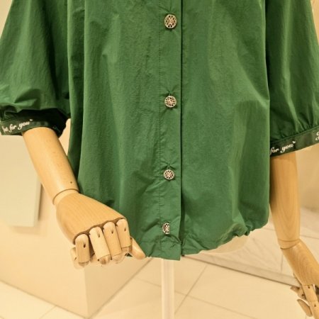 스트링 포유 테잎 블라우스