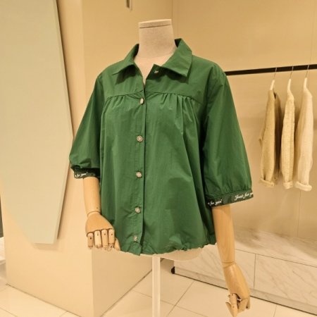 스트링 포유 테잎 블라우스