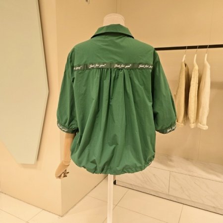 스트링 포유 테잎 블라우스