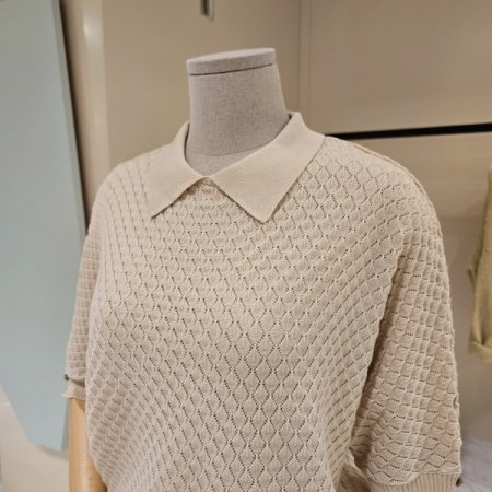 트윈조직 카라 니트