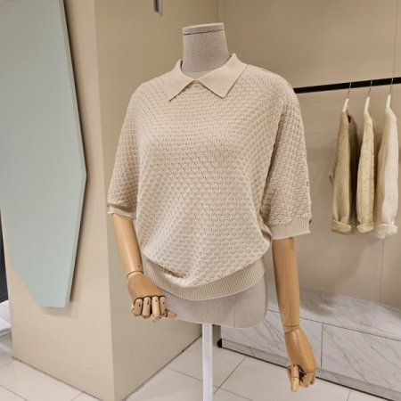 트윈조직 카라 니트