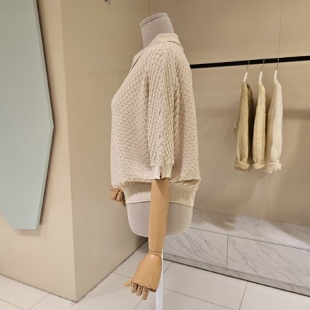 트윈조직 카라 니트